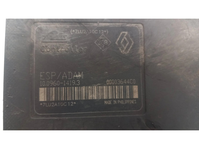Блок АБС 00003644C0, 10096014193   Renault  Vel Satis  