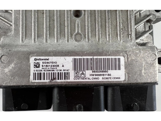 Řídící jednotka 9800268980, S180123008A   Peugeot 308 2013