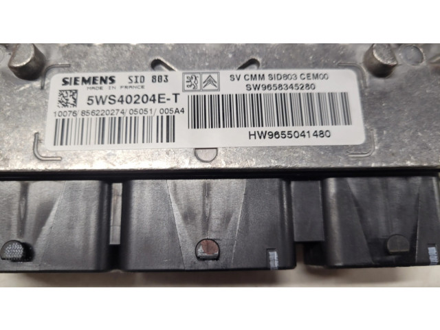 Řídící jednotka 5WS40204ET, 856220274   Peugeot 407 2007