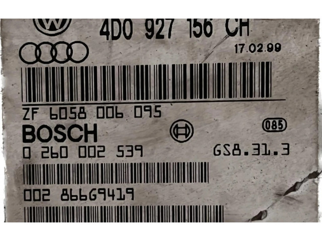 Блок управления коробкой передач 4D0927156CH   Audi A8 S8 D2 4D