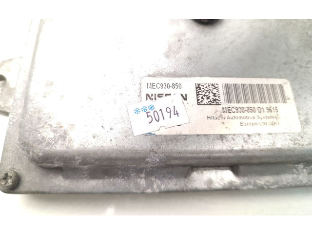 Řídící jednotka MEC930-850, MEC930-850D19615   Nissan Note (E11) 2009