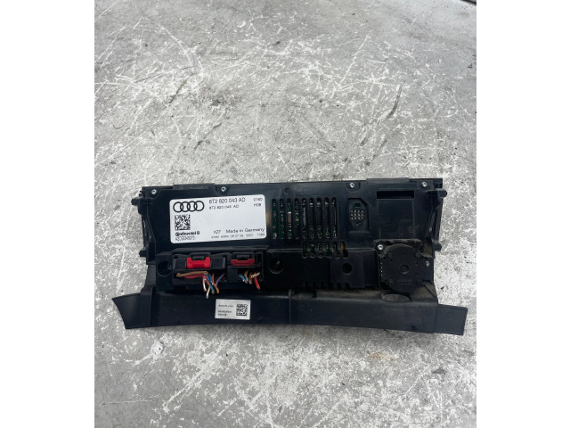 Блок управления климат-контролем 8T2820043AD, A2C53345973   Audi Q5 SQ5
