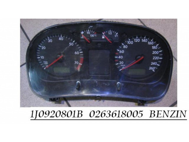 Панель приборов 1J0920801B, 0263618005   Volkswagen Vento       