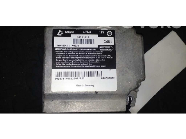 Блок подушек безопасности 51711816   Fiat Stilo