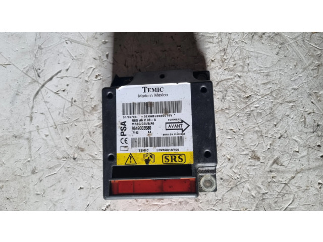 Блок подушек безопасности 9649003580   Citroen C2