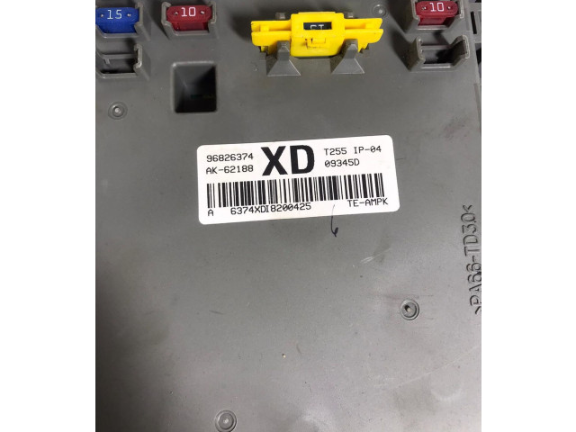  Pojistková skříňka 96826374, 6374XDI8200425   Chevrolet Aveo 