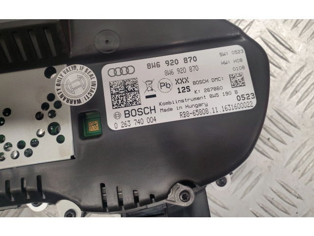 Přístrojová deska  Audi A5 2017 8W6920870  