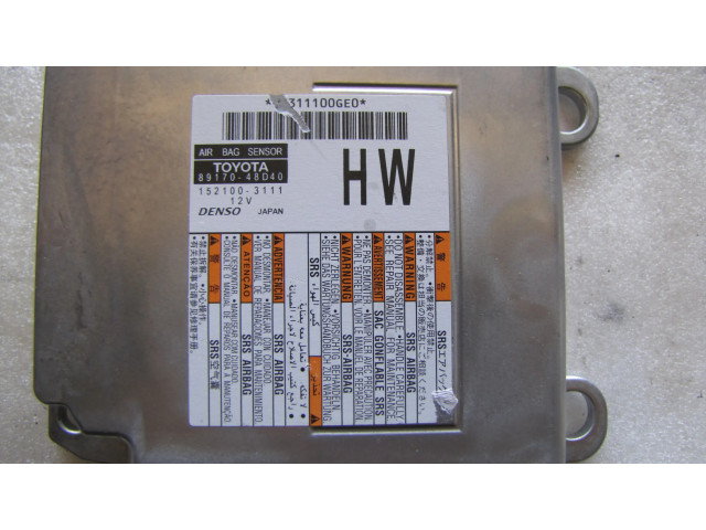 Блок подушек безопасности 8917048D40   Lexus RX 450H