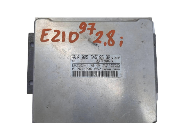 Řídící jednotka A0255458532, 0261206052   Mercedes-Benz E W210 2000