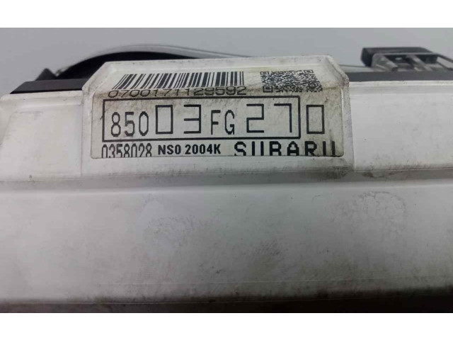 Přístrojová deska  Subaru Impreza III 2008 85003FG270  