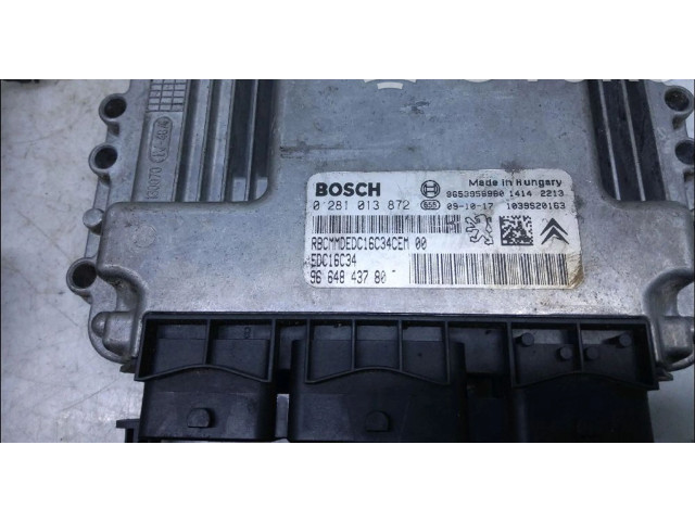 Řídící jednotka 9664843780, 9664843780   Citroen C3 Picasso 2009