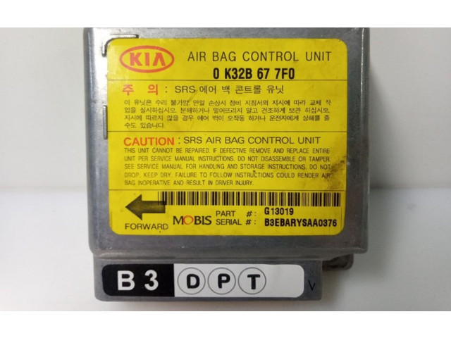 Блок подушек безопасности 0K32B677F0, 0K32B677F0   KIA Rio