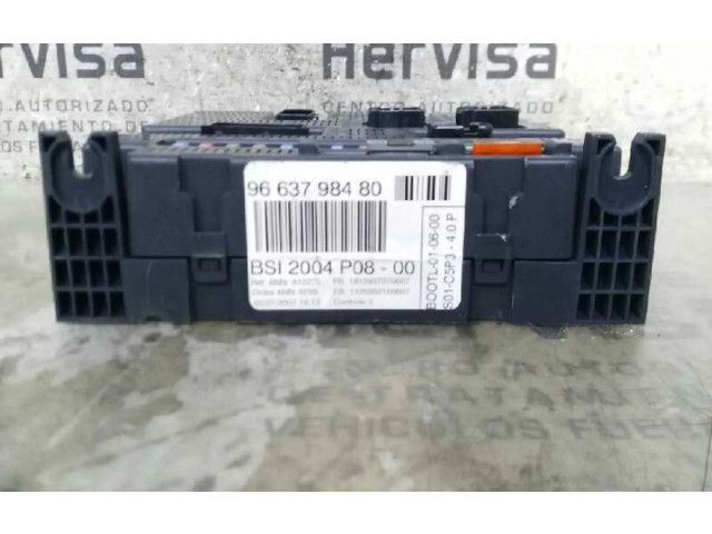   Pojistková skříňka 9663798480, 0090012   Peugeot 207 2007