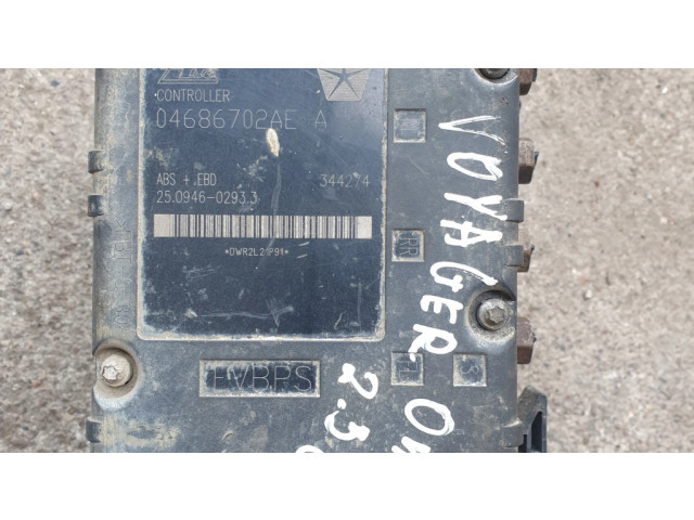 Блок АБС 04686702AE, 02094602933   Chrysler  Voyager  2001-2004 года