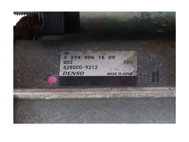 Řídící jednotka A2749061600   Mercedes-Benz C W205 2014