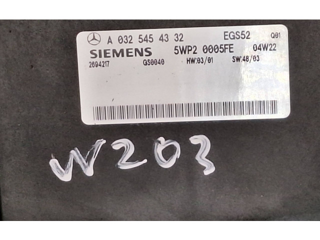 Блок управления коробкой передач A0325454332, 2694217   Mercedes-Benz C W203