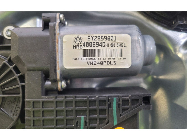 Передний комплект электрического механизма для подъема окна 6Q3837462J   Volkswagen Polo IV 9N3
