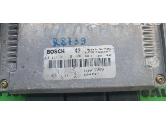 Řídící jednotka 0281011101, 8200095416.   Renault Laguna II 2003