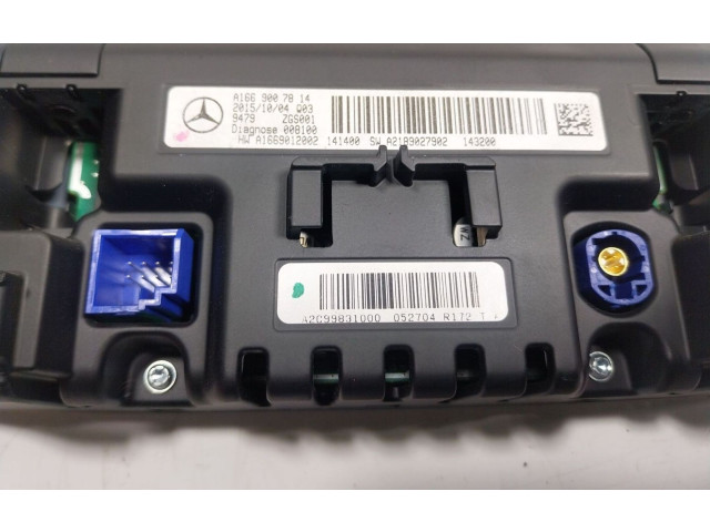 Экран дисплея вверх A1669007814   Mercedes-Benz CLA C117 X117 W117