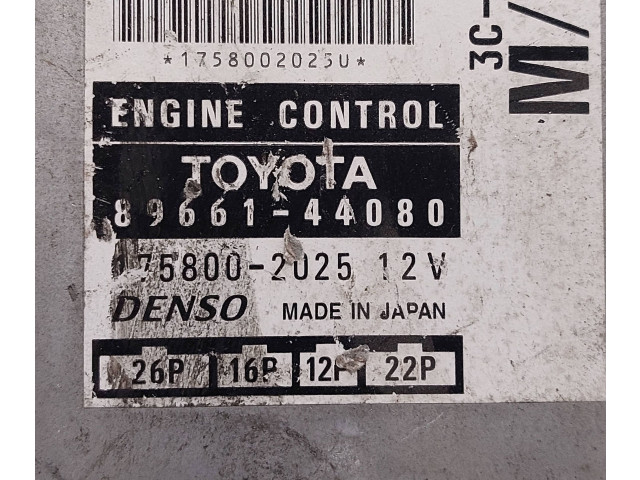 Блок управления двигателя 1758002025, 8966144080   Toyota Picnic