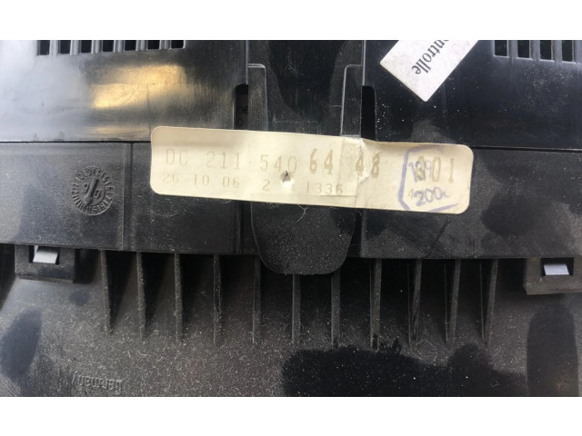 Přístrojová deska  Mercedes-Benz E W211 2003 A2115404548, 110080363008  