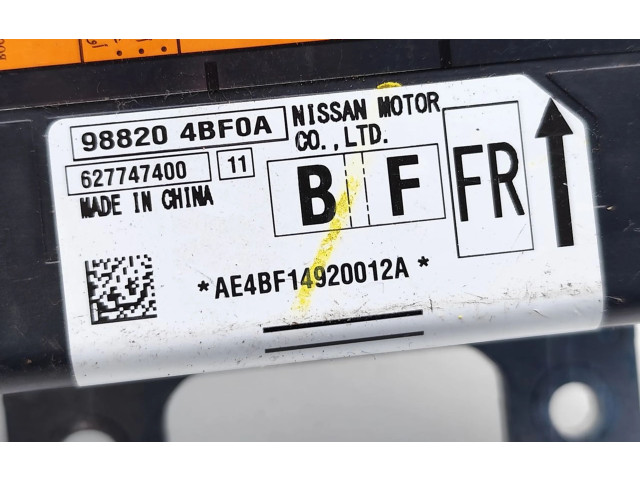 Блок подушек безопасности 98820-4BF0A, 627747400   Nissan X-Trail T32