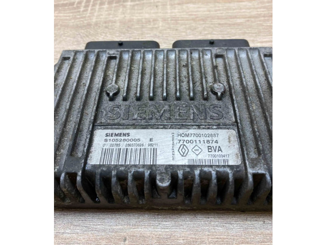Блок управления коробкой передач HOM7700102887, S105280005   Renault Clio II