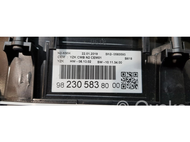 Панель приборов 9823058380   Citroen C3       