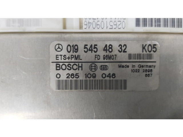 Řídící jednotka 0195454832, 0265109046   Mercedes-Benz E W210 1997