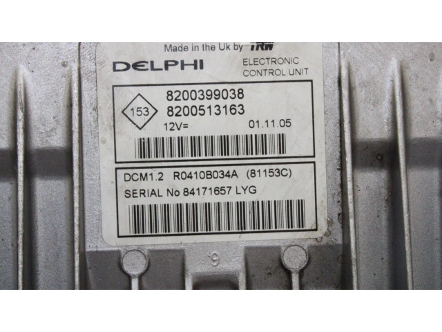 Řídící jednotka 8200399038   Renault Modus 