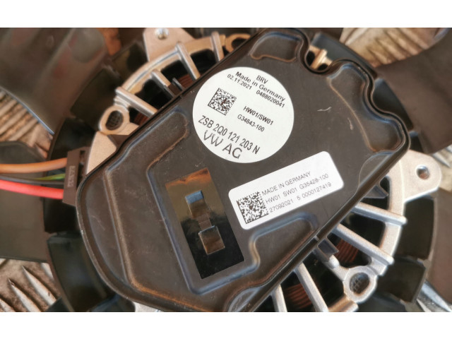 Вентилятор радиатора     2Q0121203N, 2Q0121203N    Volkswagen T-Cross 