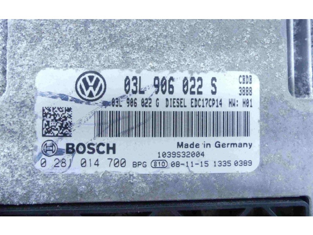 Блок управления двигателем Блок управления 03L906022S, IMPRK943070   Volkswagen Scirocco