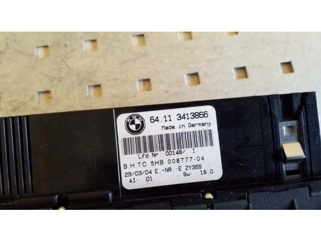 Блок управления климат-контролем 64113413866   BMW X3 E83