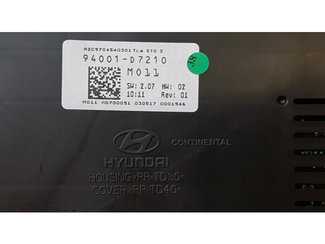 Přístrojová deska  Hyundai Tucson TL 2017 94001D7210  