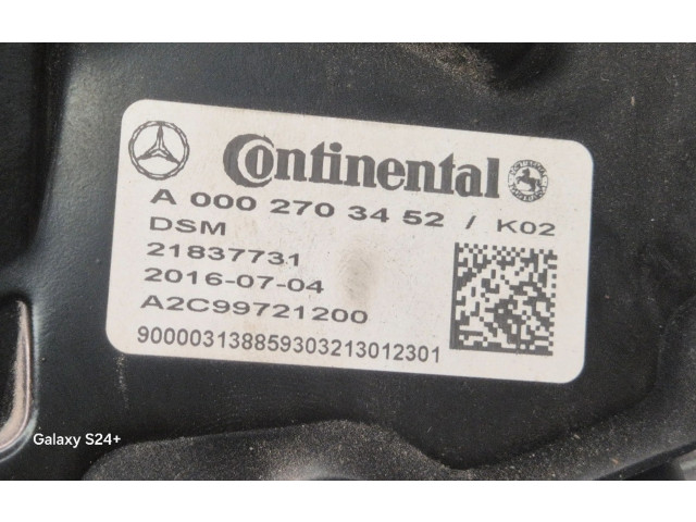 Блок управления коробкой передач A0002703452   Mercedes-Benz GLE (W166 - C292)