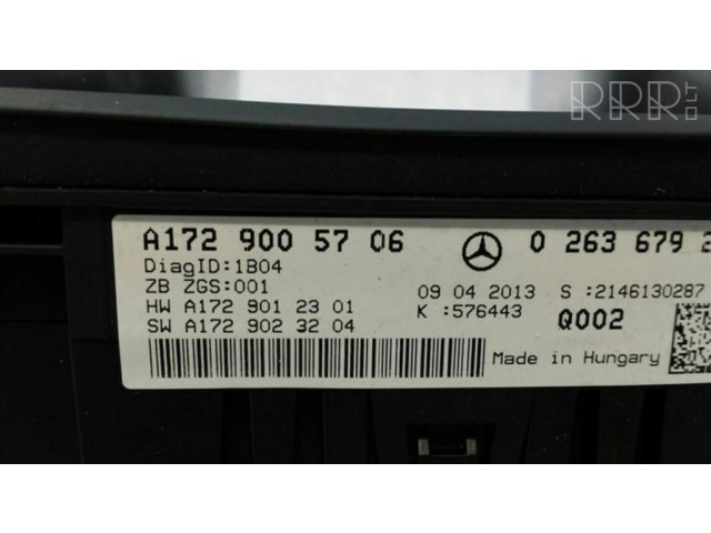 Přístrojová deska  Mercedes-Benz SLK R172 2013 A1729005706  