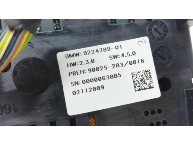 Блок управления климат-контролем 9224789, 90025283   BMW 5 GT F07