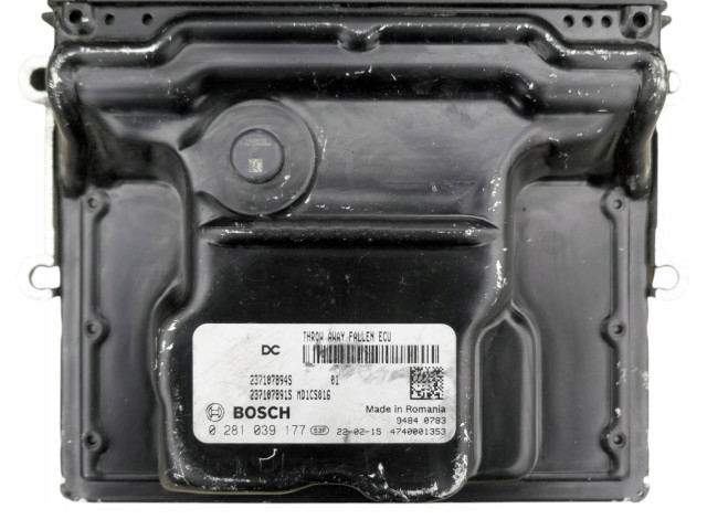 Блок управления двигателя 237107894S, 0281039177   Renault Express