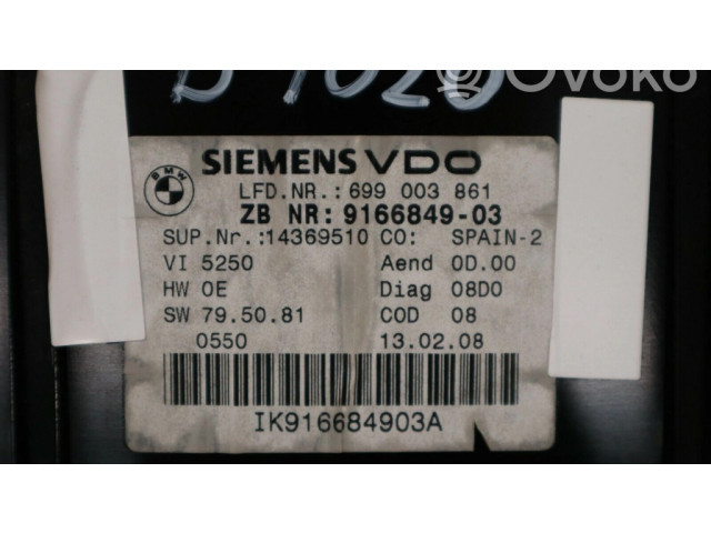Панель приборов 9166846   BMW 3 E92 E93       