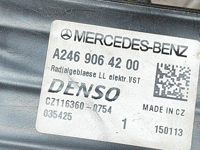 Вентилятор печки    A2469064200, CZ1163600754   Mercedes-Benz CLA C117 X117 W117