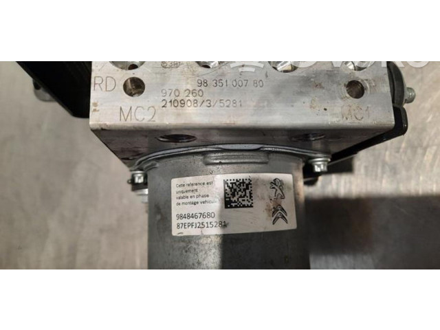 Jednotka ABS 9848467680, 9835100780   Peugeot 308 2022