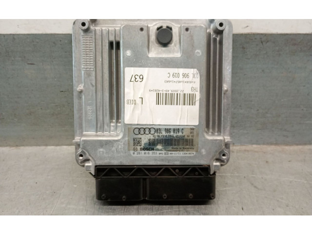 Řídící jednotka 03L906019C, 0281016353BOSCH   Audi A4 Allroad 2010