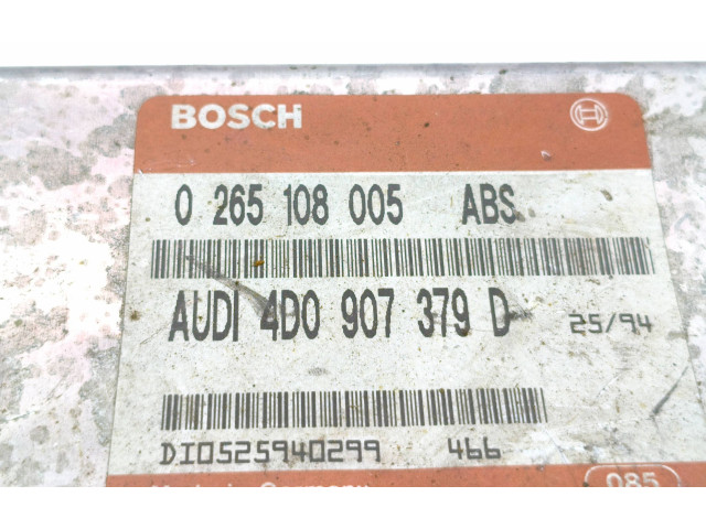 Блок управления АБС 4D0907379D, 0265108005   Volkswagen Golf Sportsvan