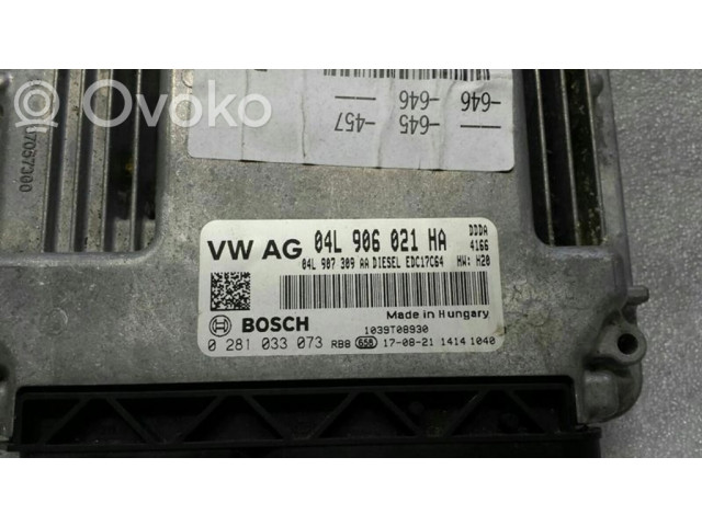 Блок управления двигателя 04L906021HA   Audi A6 S6 C7 4G