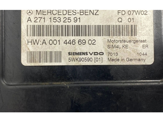 Řídící jednotka 5WK90590, A2711532591   Mercedes-Benz C W203 2007