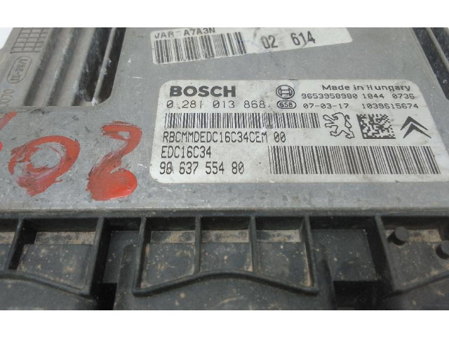 Řídící jednotka 9663755480   Peugeot 207 2006