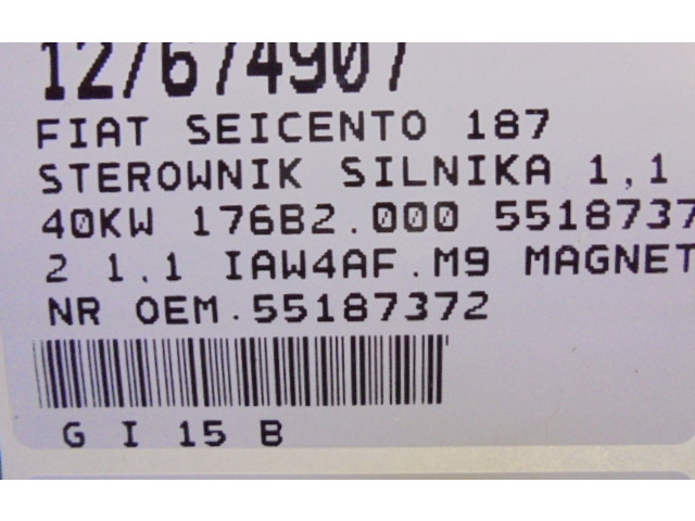 Volant Fiat Seicento/600 2004 55187372, 55187372  