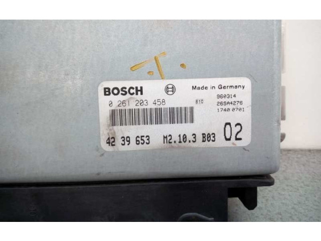 Блок управления двигателя 4239653, 0261203458   Saab 9000 CS