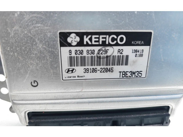 Řídící jednotka 39106-22045, 9030930229F   Hyundai Getz 2003