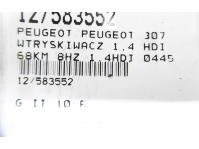 Форсунка 0445110135, 0445110135    Peugeot 307 CC  8 